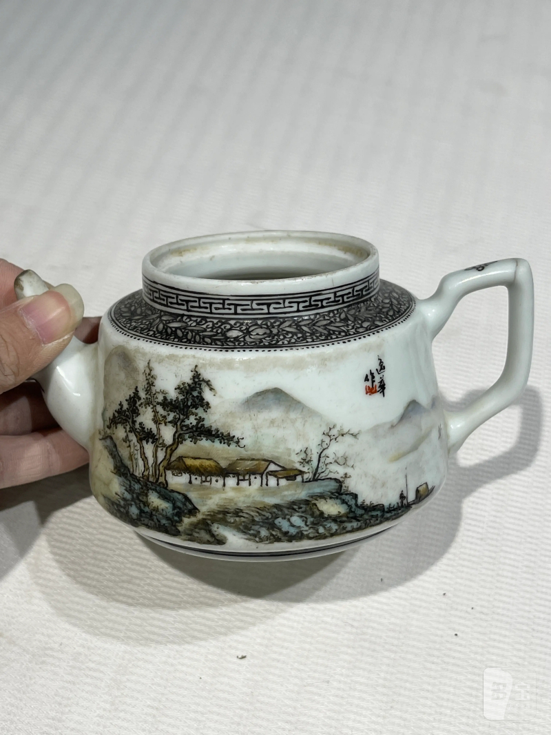 清代 粉彩茶壶一组十五件 - 图93